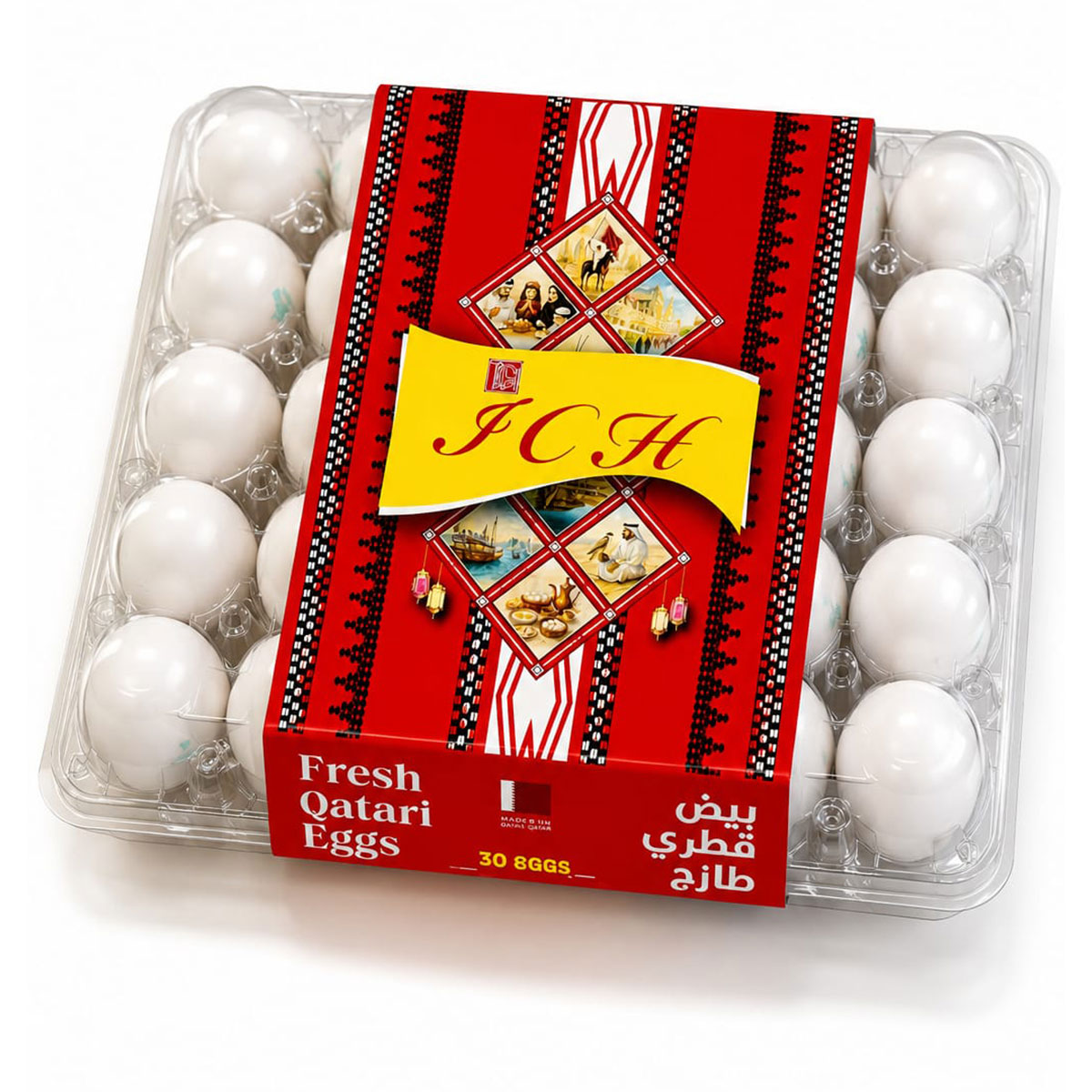 ICH Alda Fresh White Egg 30 Pieces