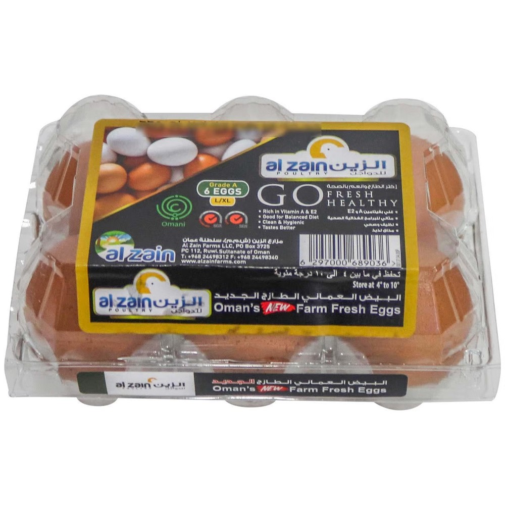 Al Zain Brown Eggs Large 6 pcs
