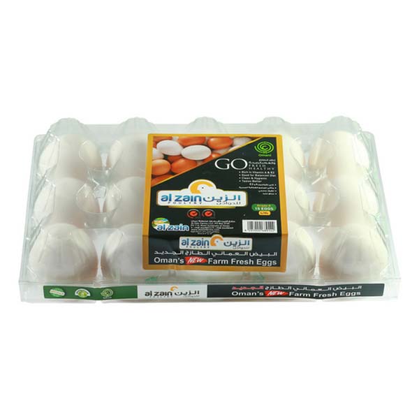 Al Zain White Egg Large 15 pcs