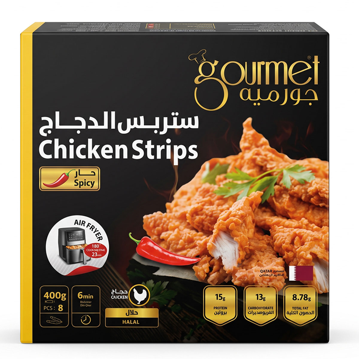 Gourmet Chicken Strips Spicy 400g