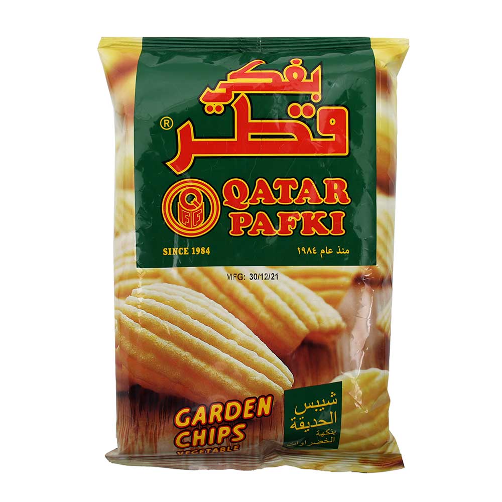 رقائق البطاطس بفكي قطر بنكهة الخضار 55 جرام