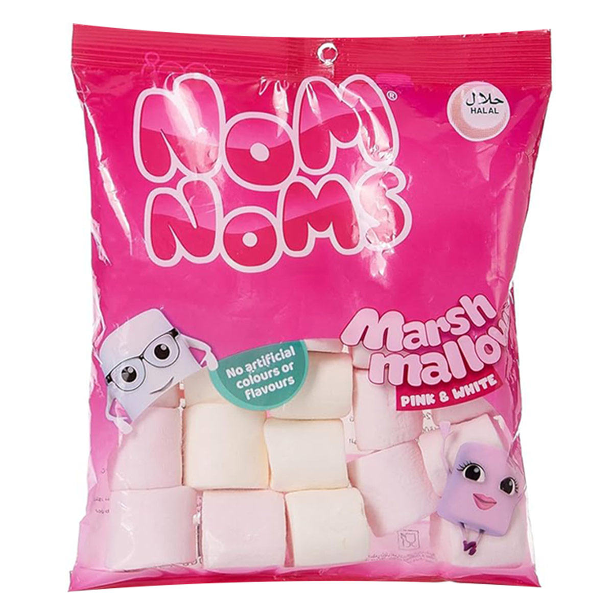 Nom Noms Marshmallows Pink & White 150g