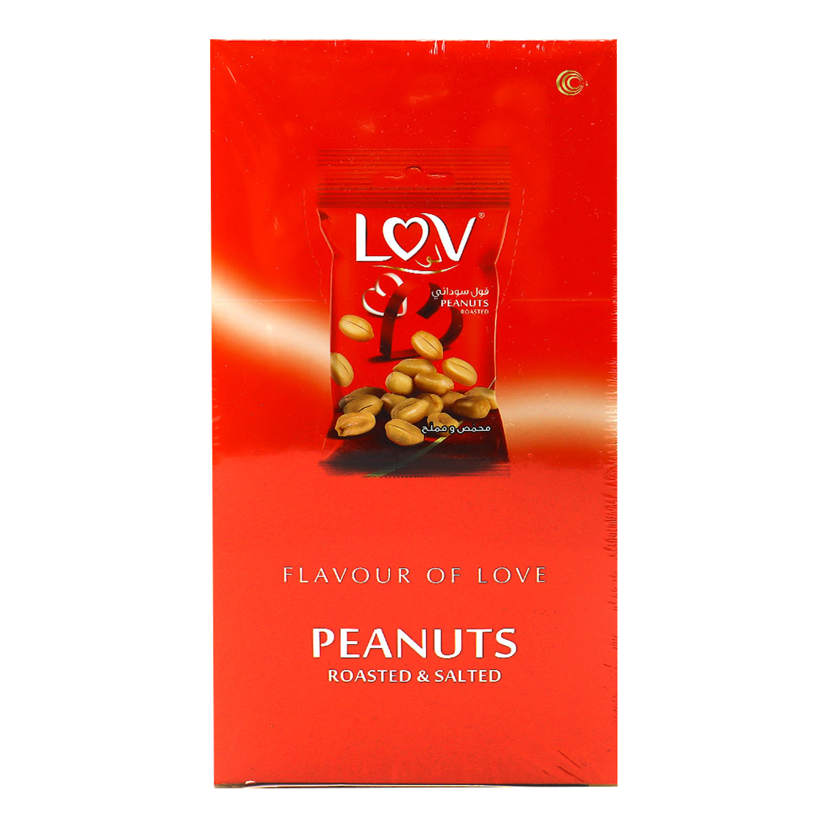 Lov Flavour of Love Peanuts Roasted & Salted 13g