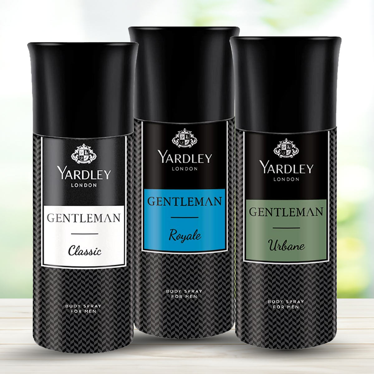 Yardley Body Spray For Men 3x100ml
