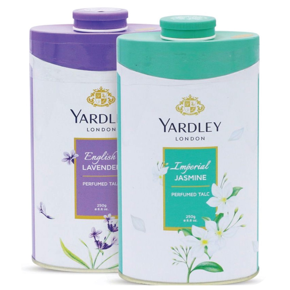 بودرة التلك المعطرة من ياردلي لندن، متنوعة، 2 × 250 غرام
