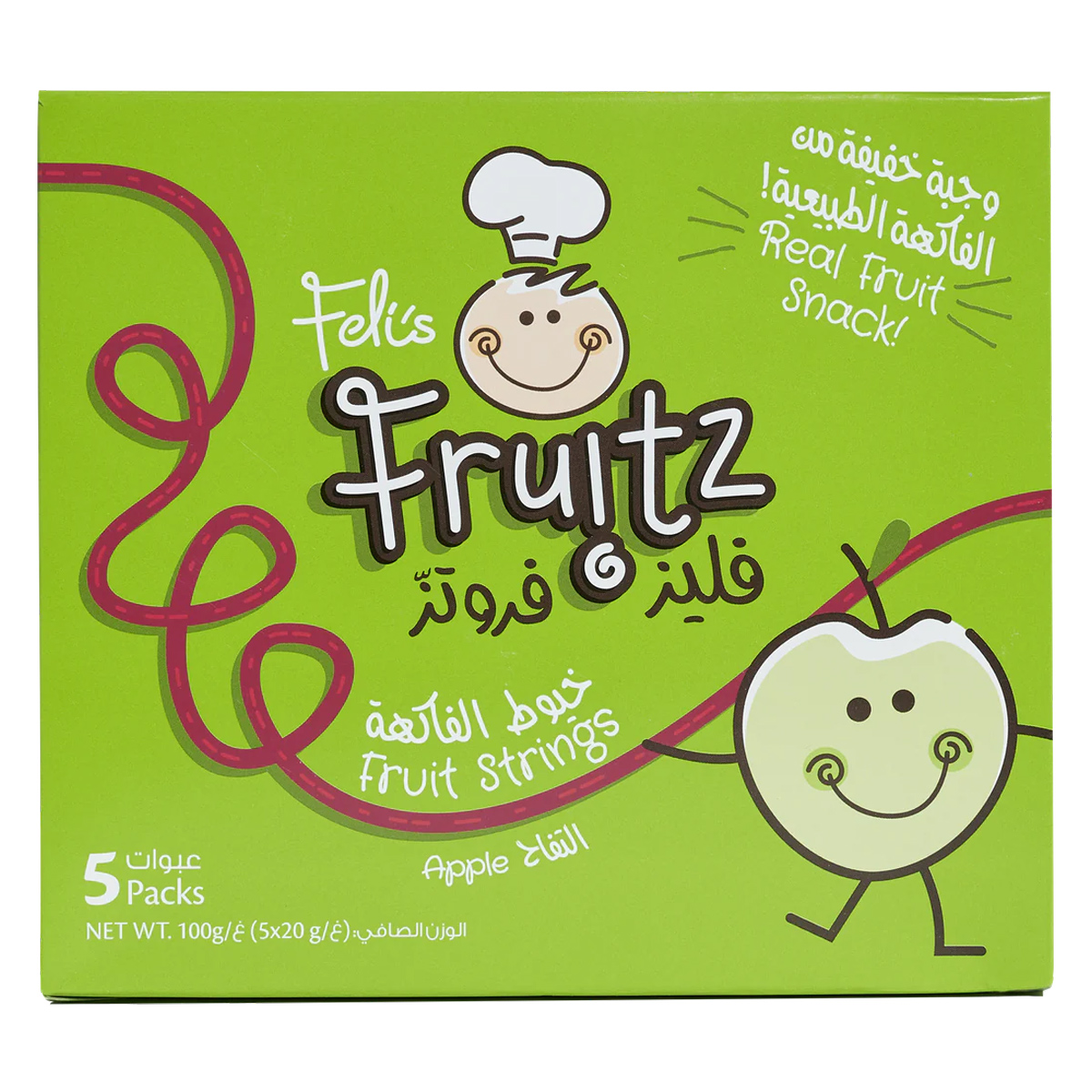 Felis Fruitz Fruit Strings Apple 5x100g
