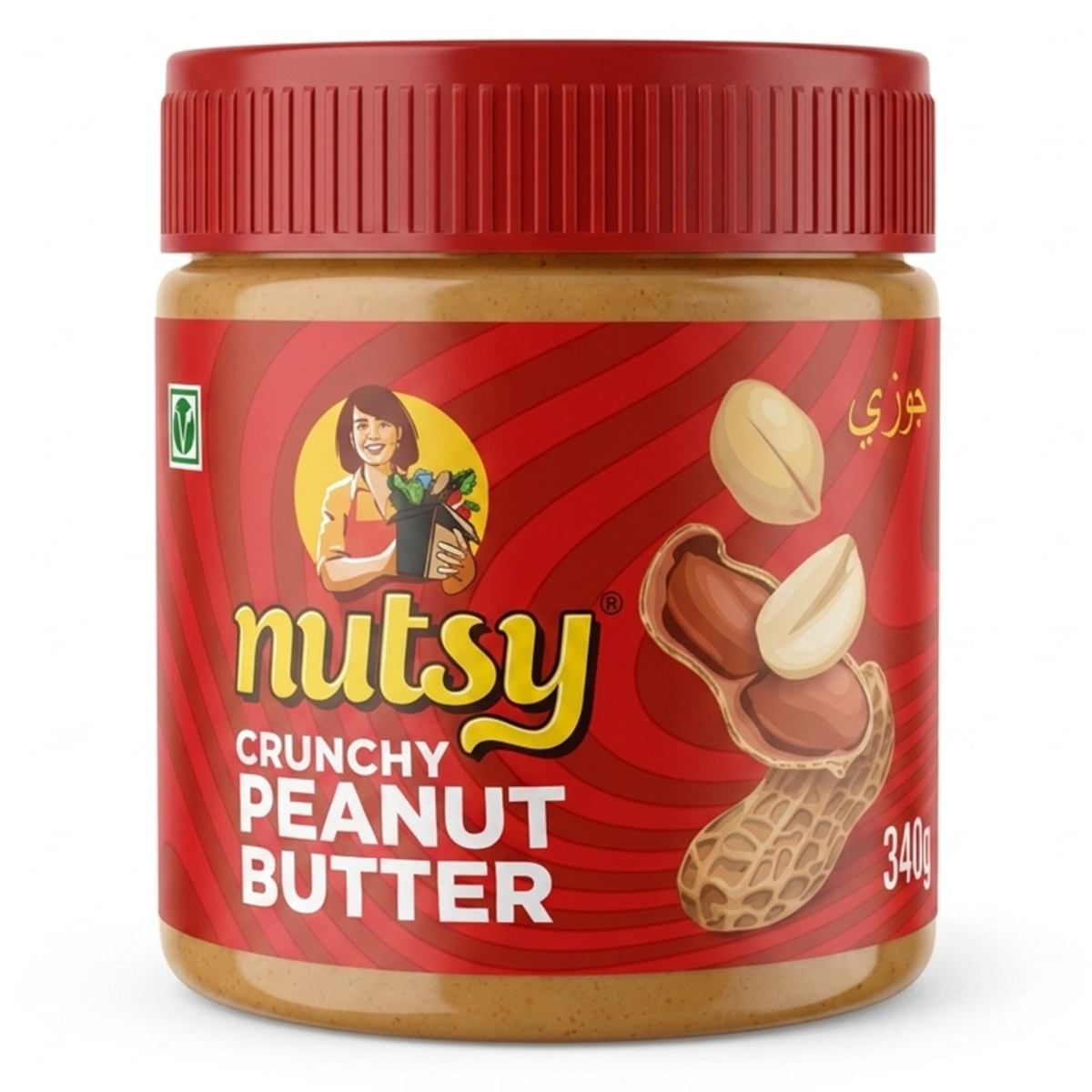 Nutsy Crunchy Peanut Butter 340g