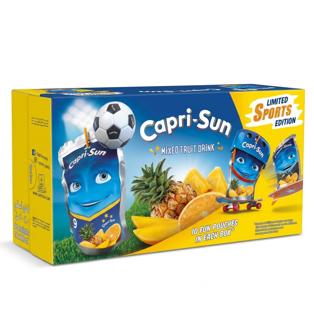 Capri Sun Mixed Fruit Drink Limited Sports Edition 200ml