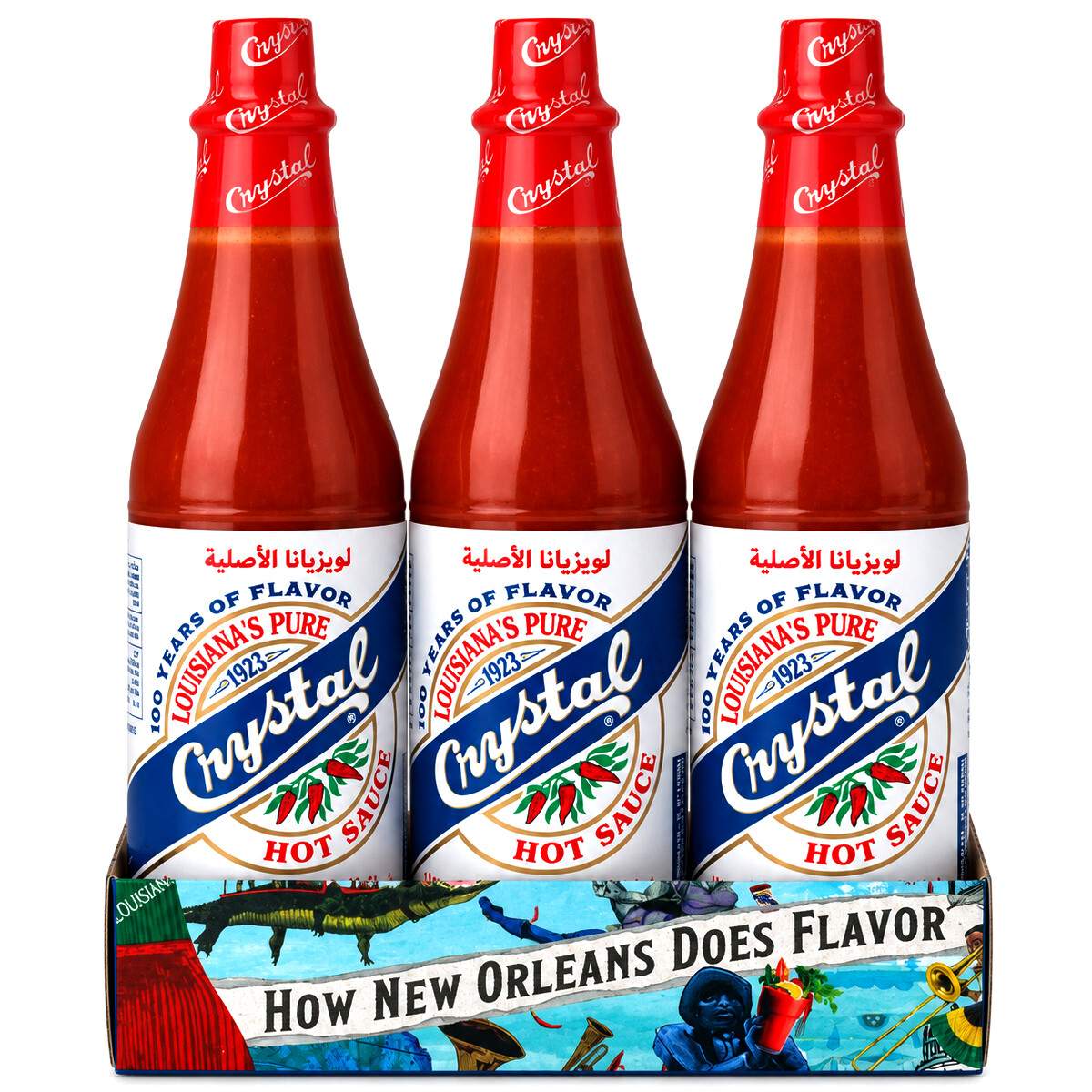 Crystal Hot Sauce 3x176ml