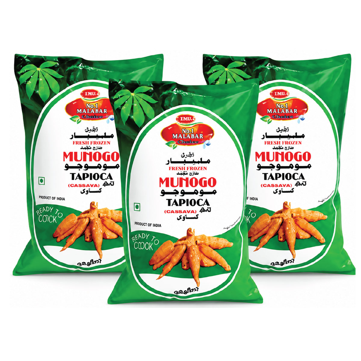 Malabar Choice Fresh Frozen Munogo Tapioca 3x700g