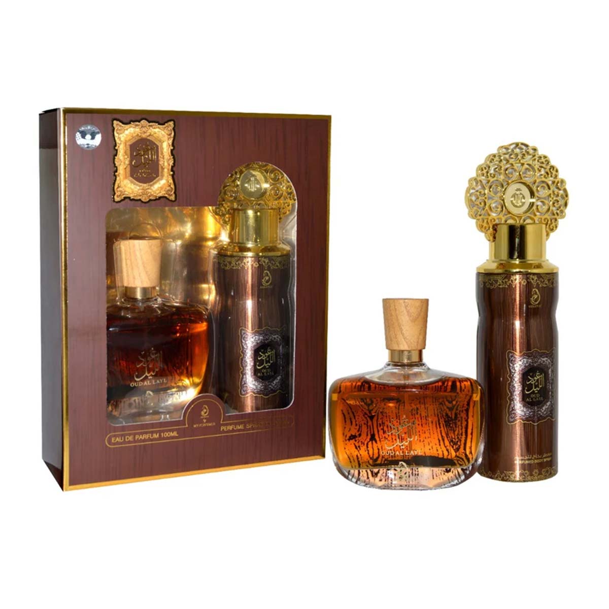 Oud Al Layl 100ml + Deo 200ml