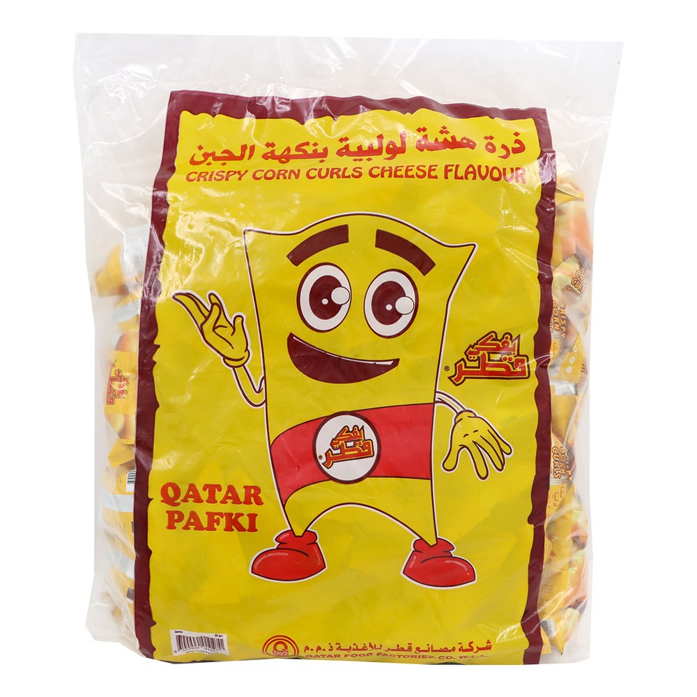 قطر بوفكي ذرة مقرمشة بنكهة الجبنة 24×25 جم
