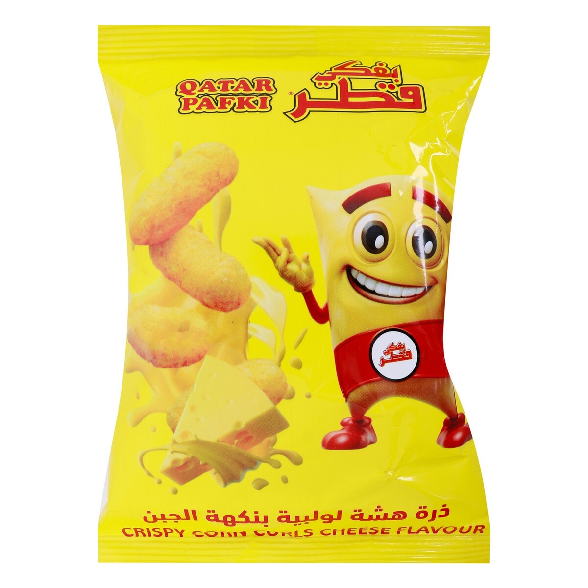 Qatar Pafki Crispy Corn Curls Cheese Flavour 15g