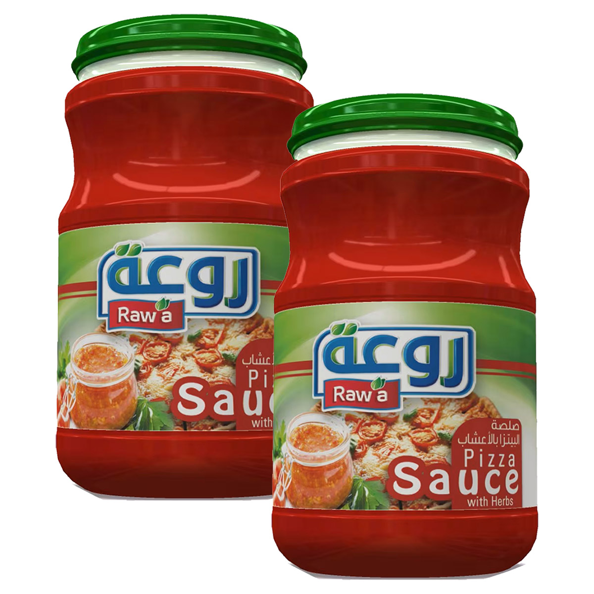 صلصة بيتزا راوا بالأعشاب، عبوتان × 340 غرام