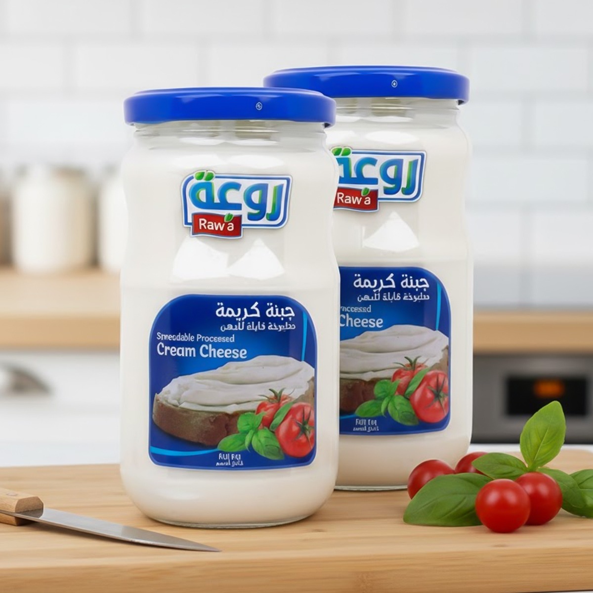 Rawa Spreadable Processed Cream Cheese 2x340g