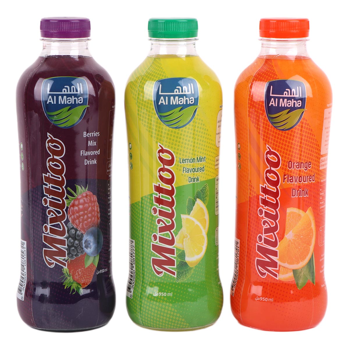 Al Maha Mixittoo Juice Drink Assorted 3x950ml