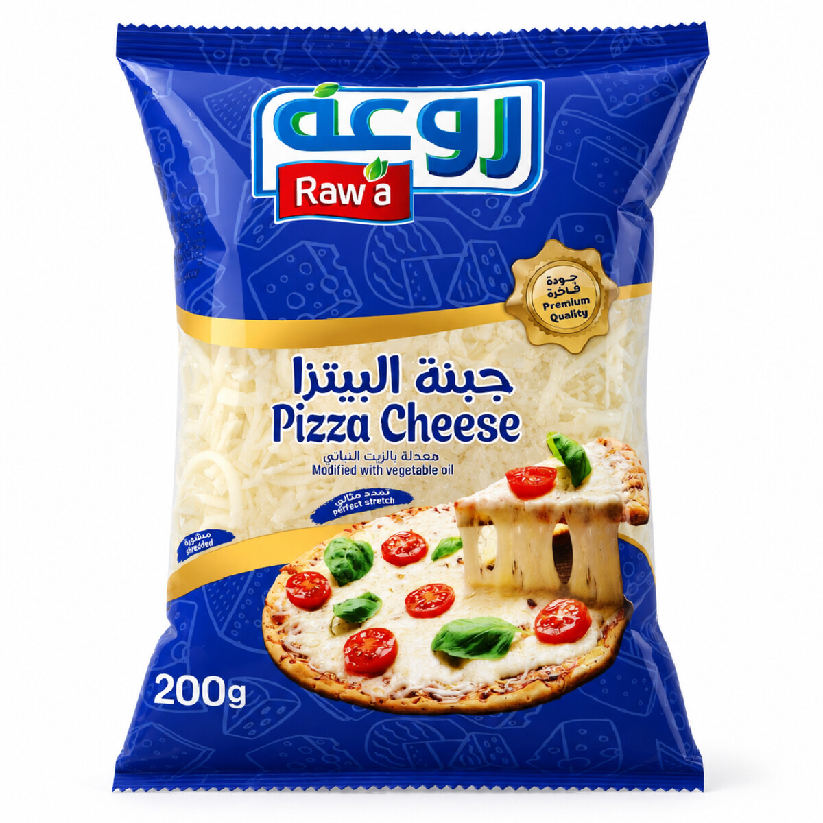 Raw'a Pizza Cheese 200g