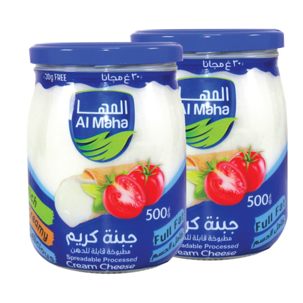 Almaha Spread Cream Cheese 2x500g