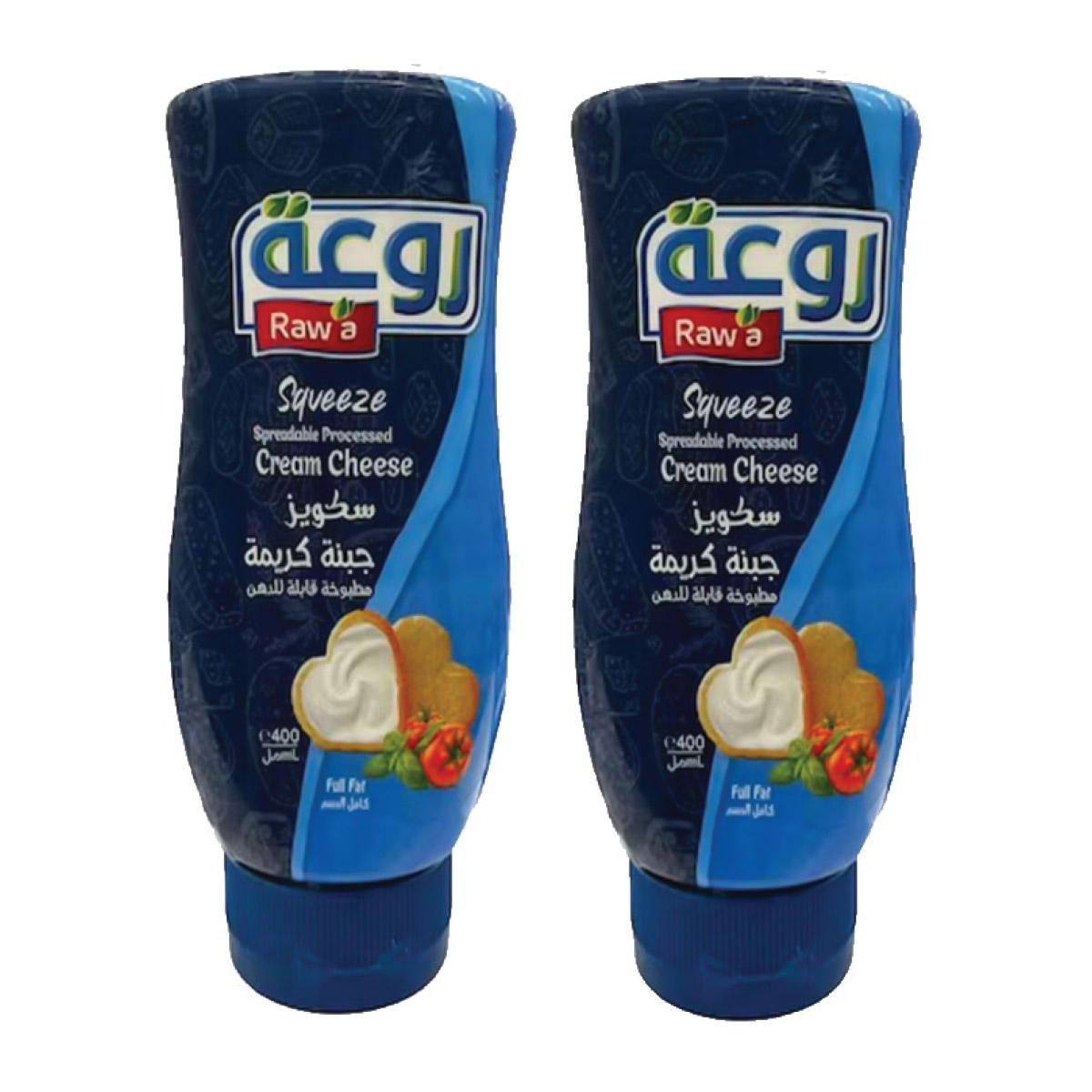 Rawa Full Fat Cream Cheese Squeeze 2x400g