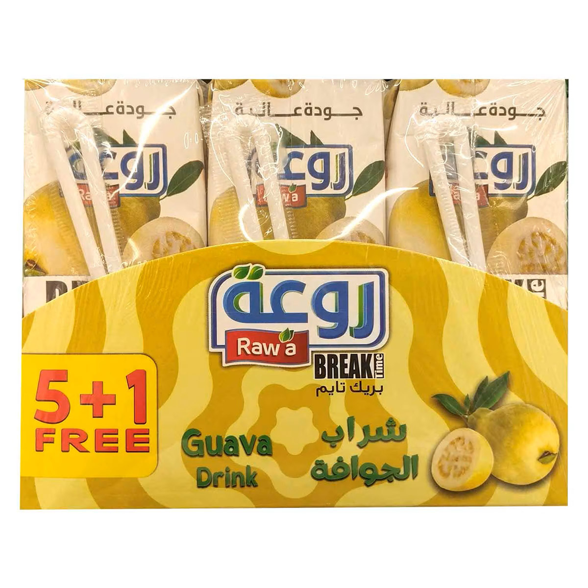 Rawa Break Time Guava Flavor Drink 6x200ml