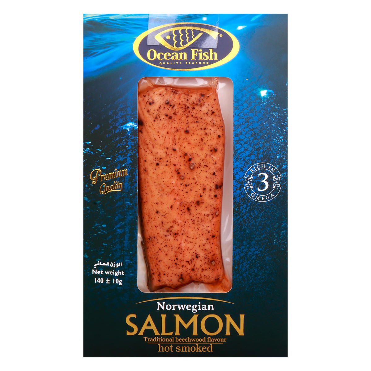 Ocean Fish Norwegian Hot Smoked Salmon 140g