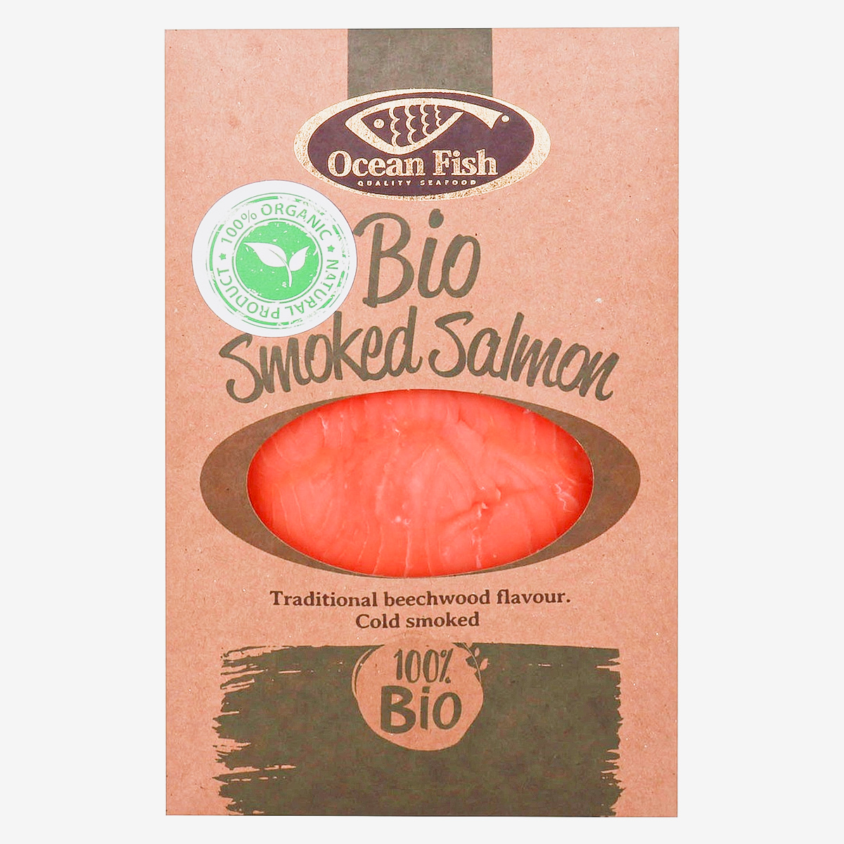 Ocean Fish Bio Smoked Salmon 80g