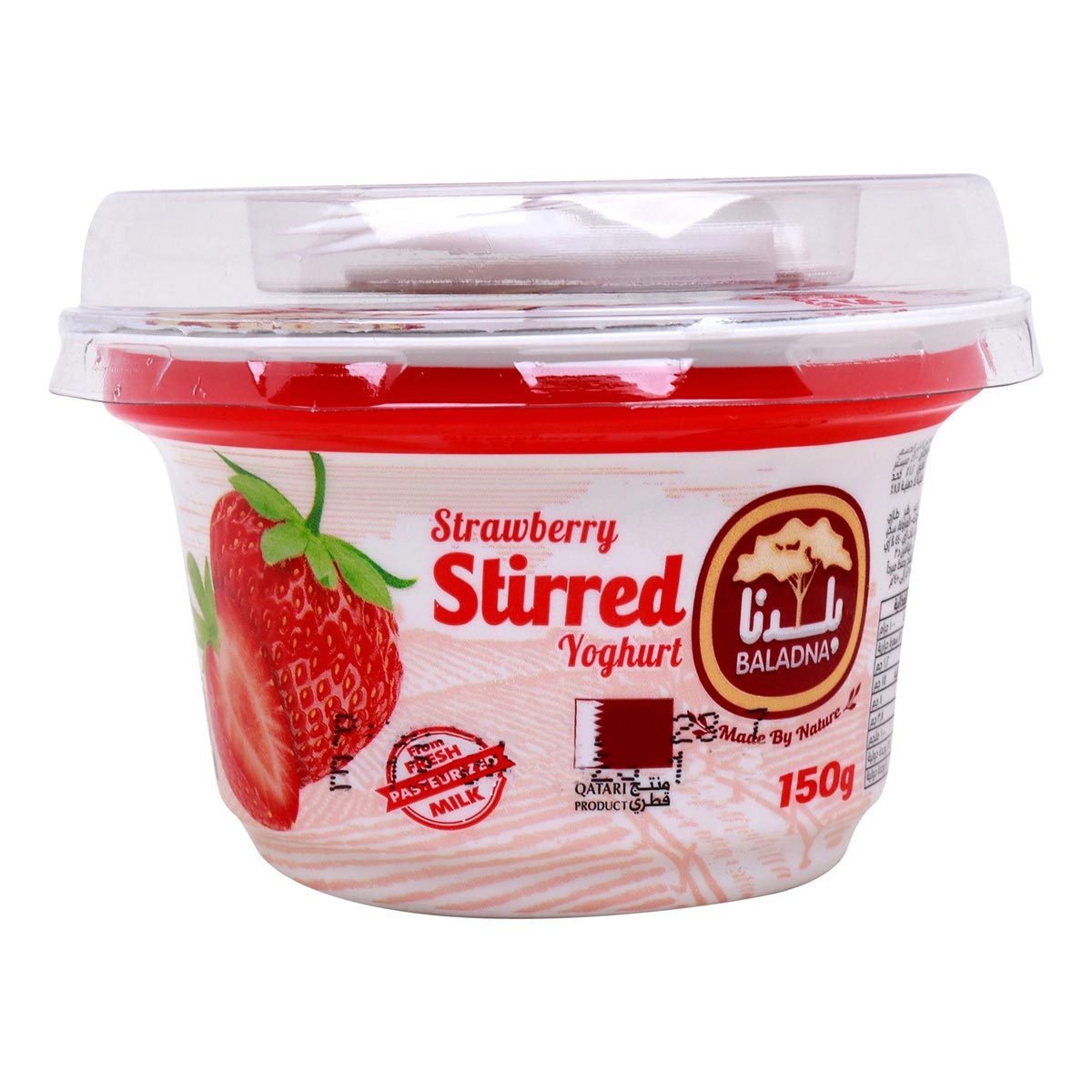 Baladna Strawberry Stirred Yoghurt 150g