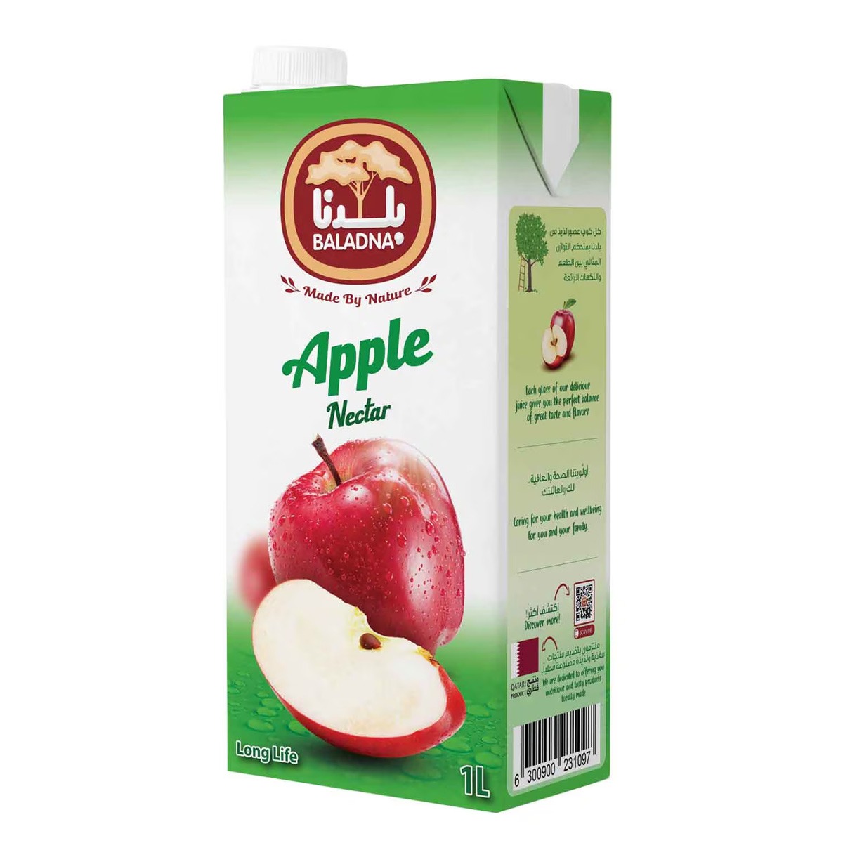 Baladna Apple Nectar Juice 1L