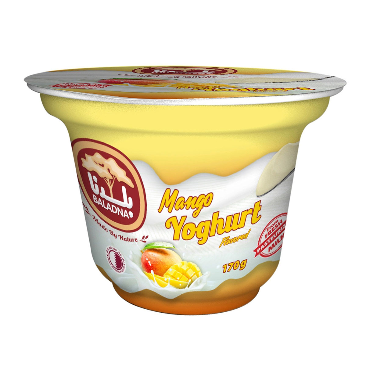 Baladna Mango Flavored Yoghurt 170g