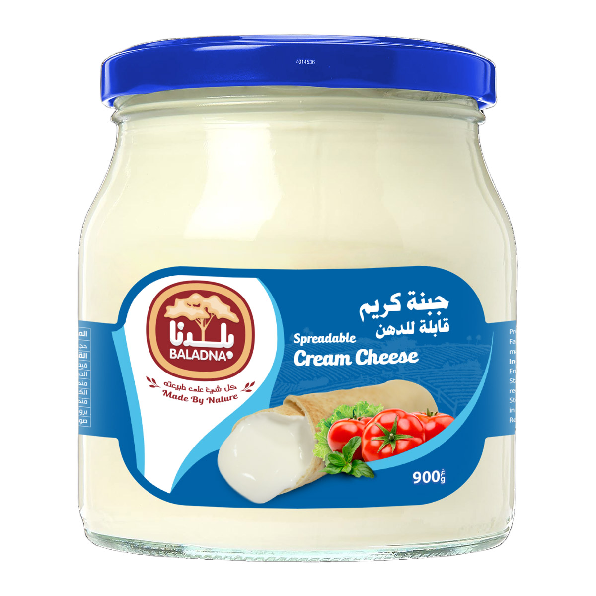 Baladna Spreadable Cream Cheese 900g