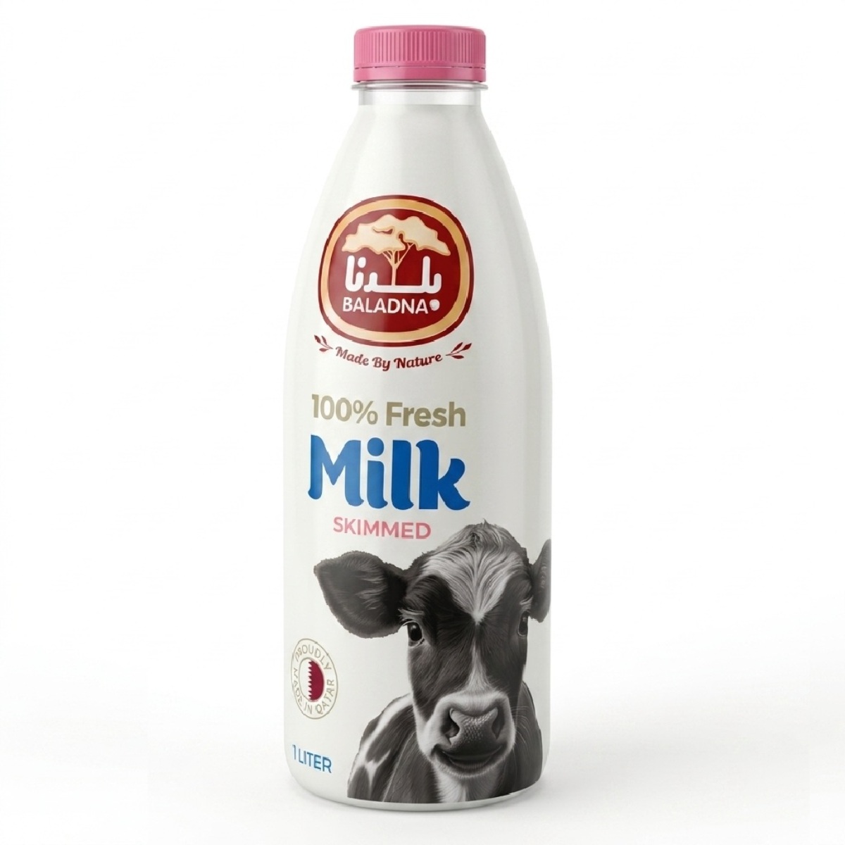 Baladna 100% Fresh Skimmed Milk 1L