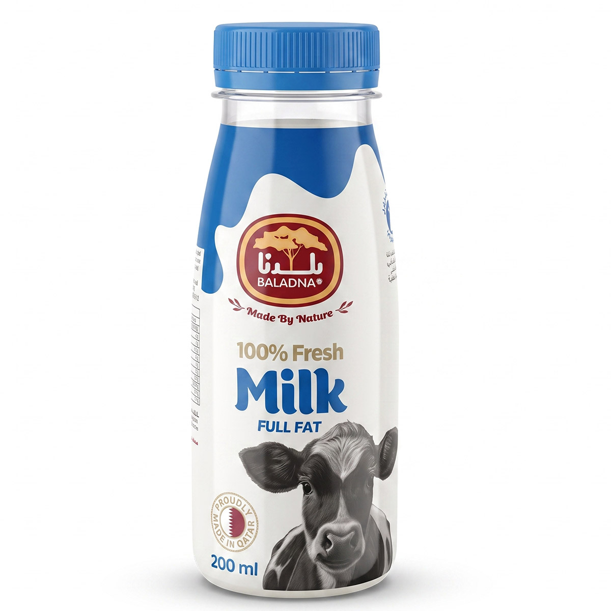 Baladna 100% Fresh Full Fat Milk 200ml