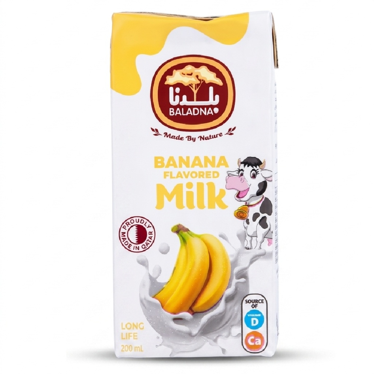 Baldna Long Life Low Fat Banana Milk 200ml