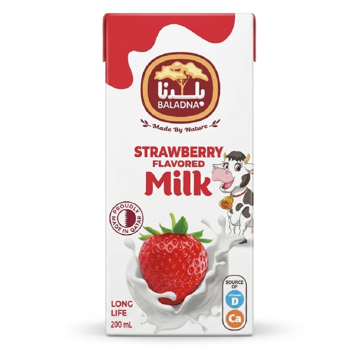 Baladna Long Life Stawberry Milk 200ml
