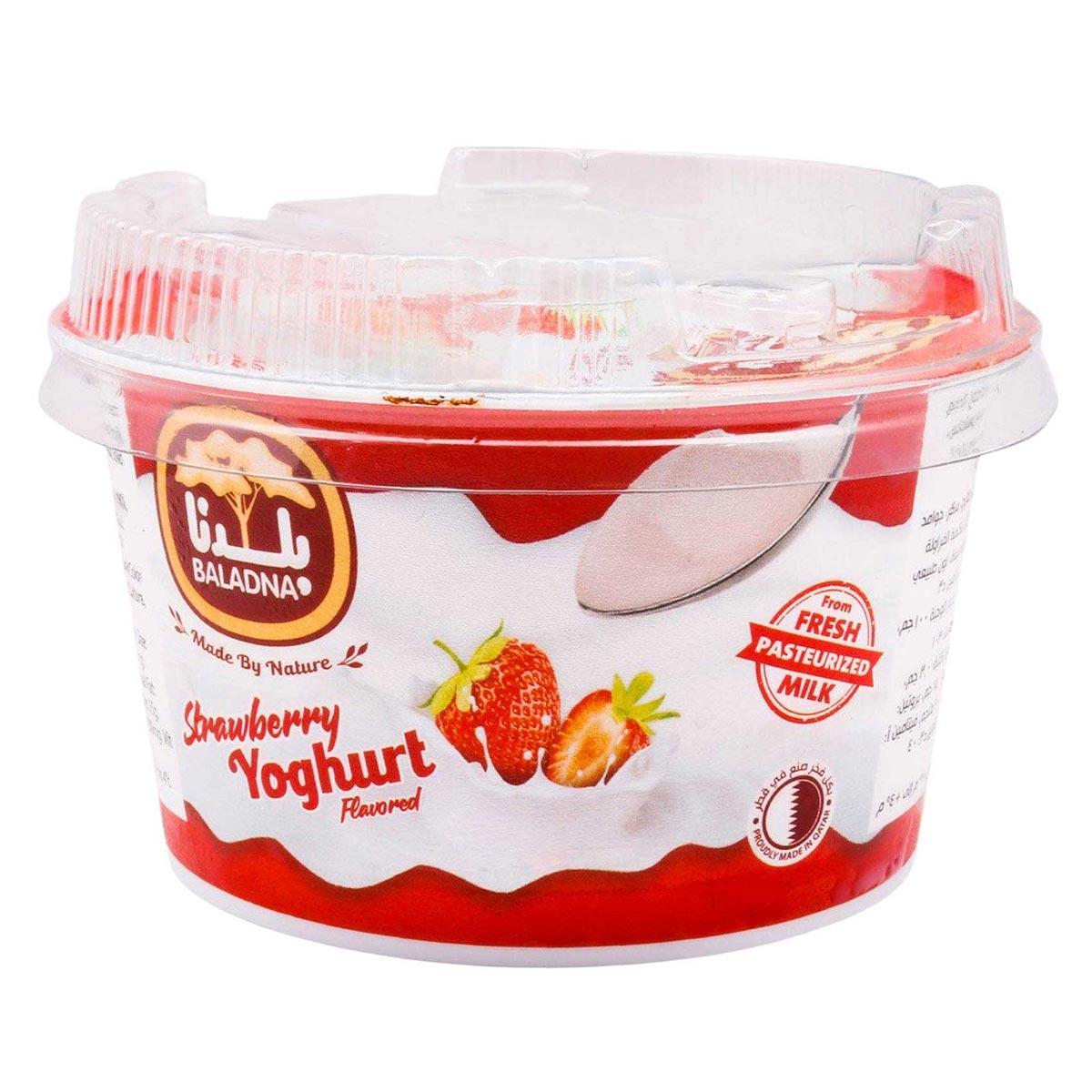 Baladna Strawberry Stirred Yoghurt 4x150g