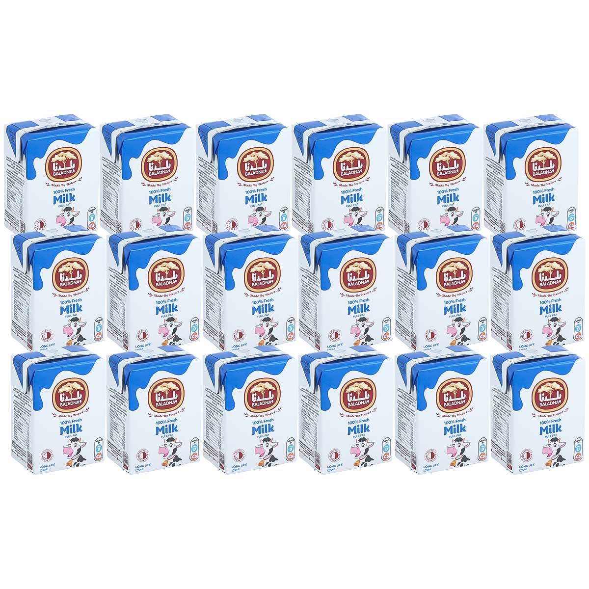 Baladna Low Fat Long Life Milk 24x125ml
