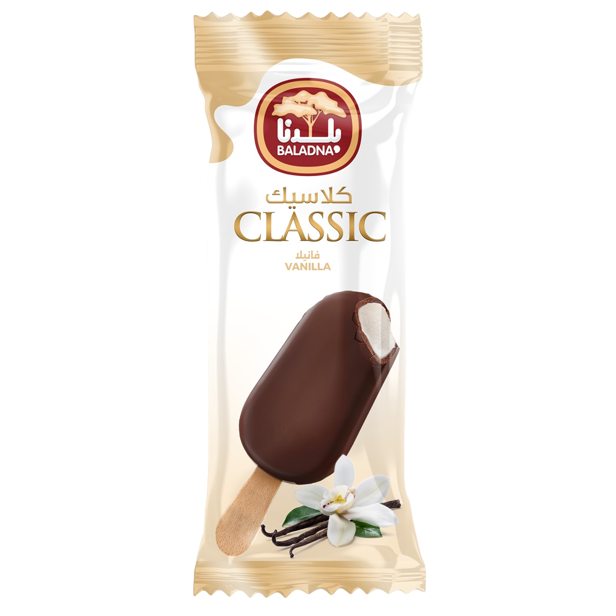 Baladna Classic Vanilla Ice Cream Bar 110ml