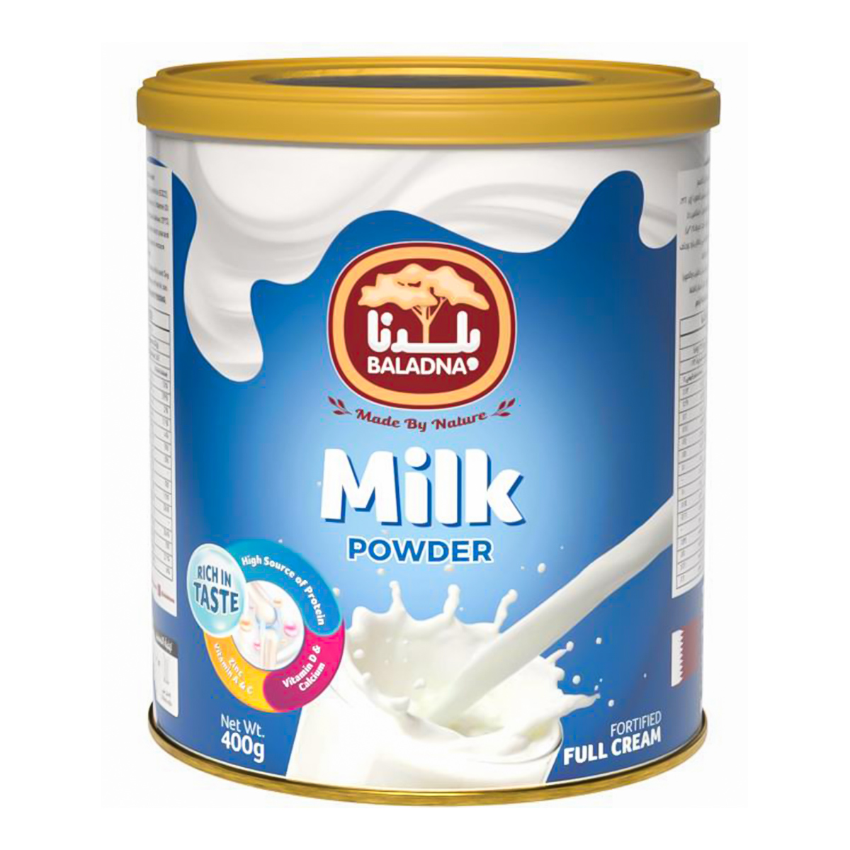 Baladna Full Cream Milk Powder Tin 400g