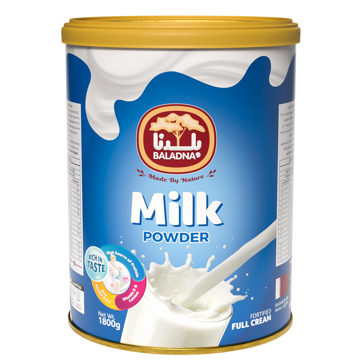 Baladna Whole Milk Powder Tin 1.8kg | Dairy - Egg & Cheese | Milk | Powdered Milk