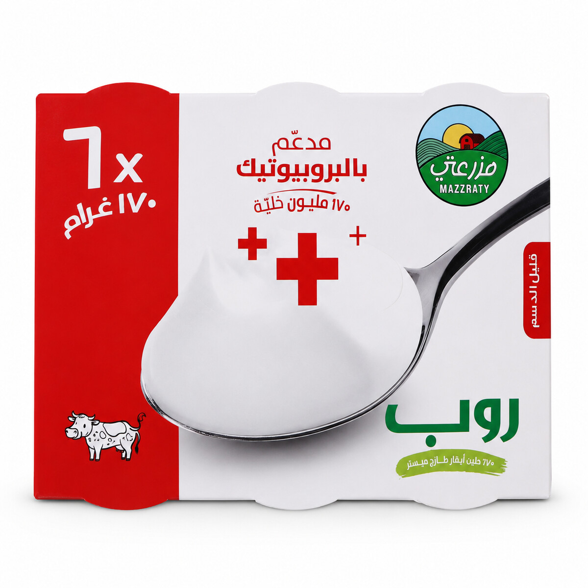 Mazzraty Low Fat Yoghurt 6x170g