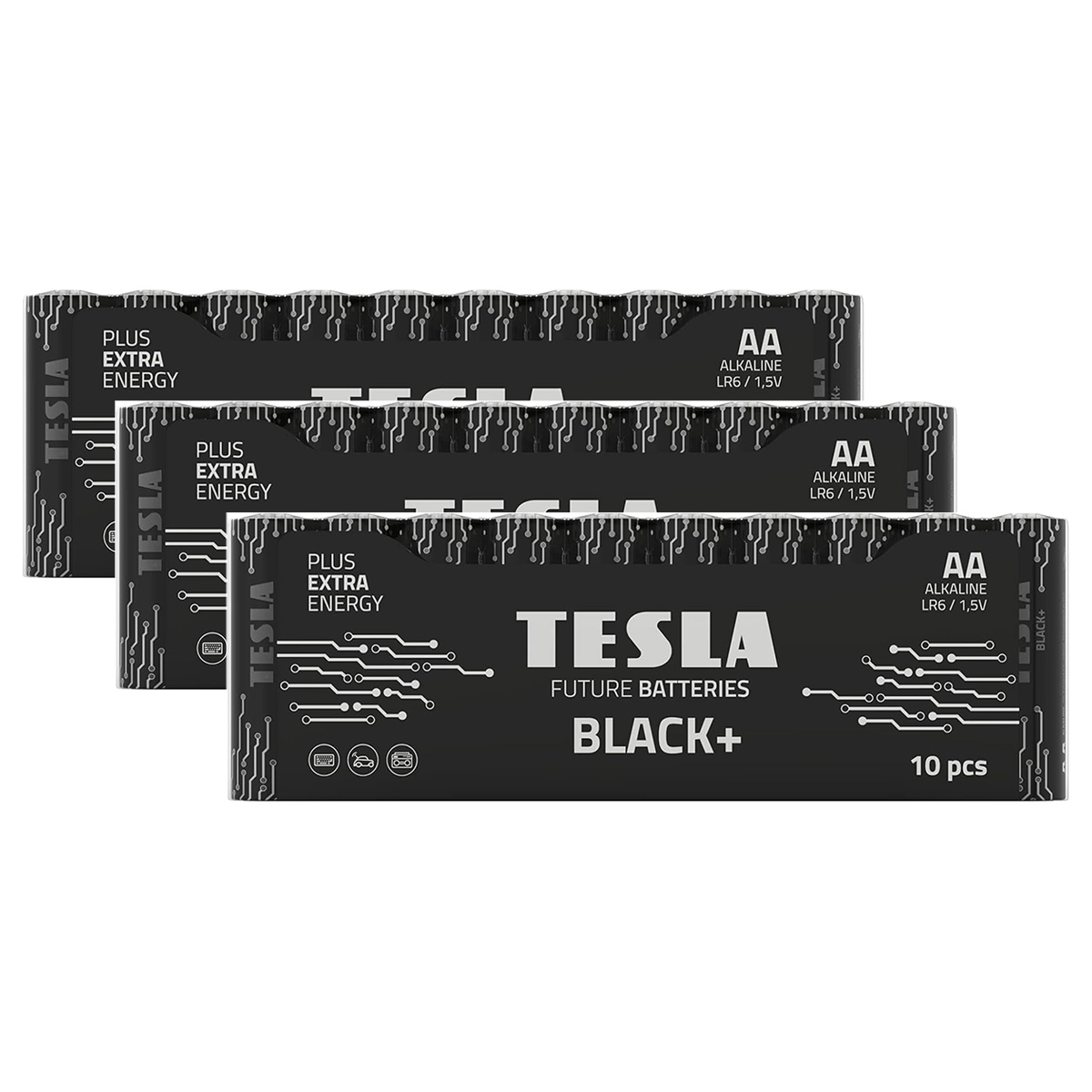 Tesla Alkaline Batteries AA Size 1x10 Pieces