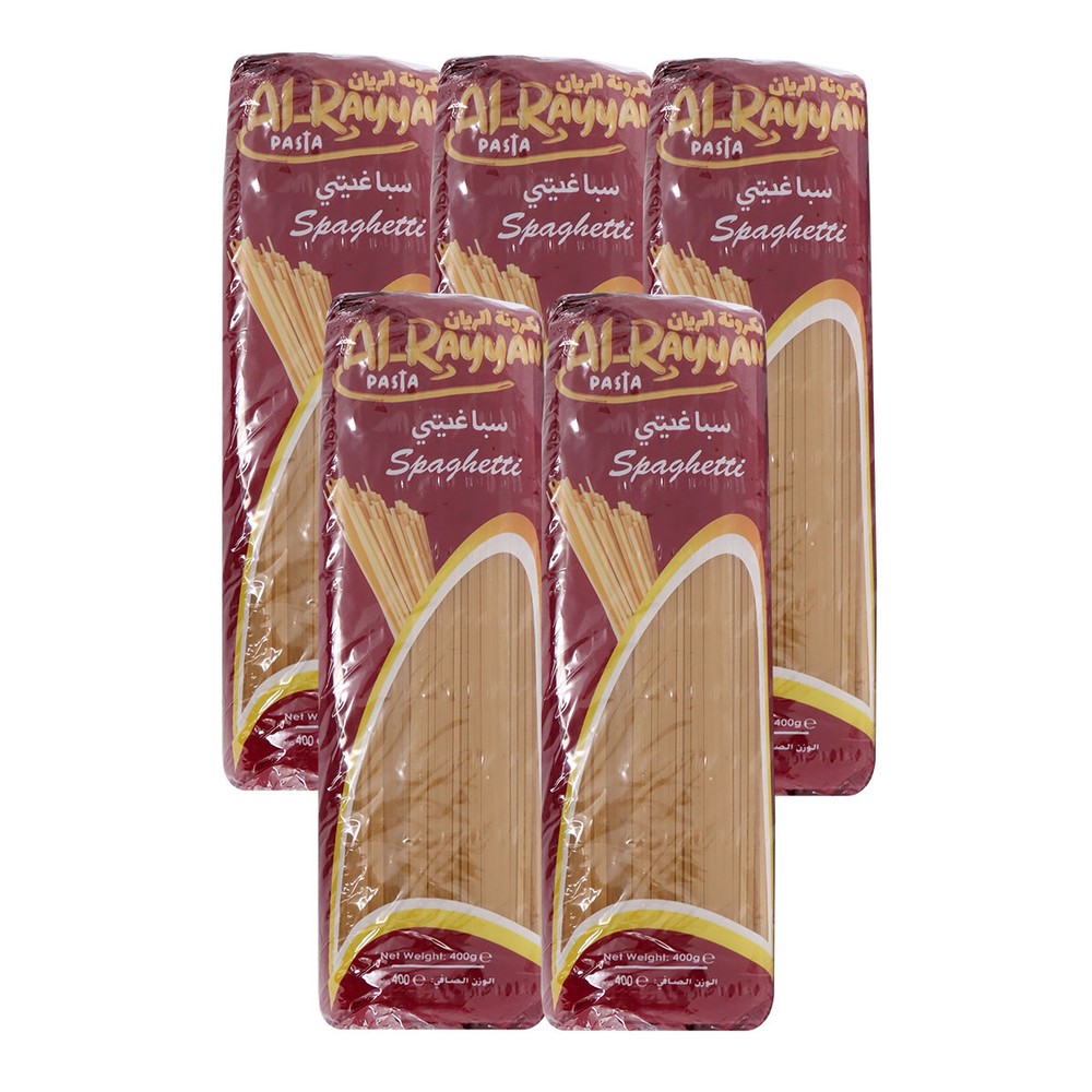 Al Rayyan Pasta Spaghetti 5x400g