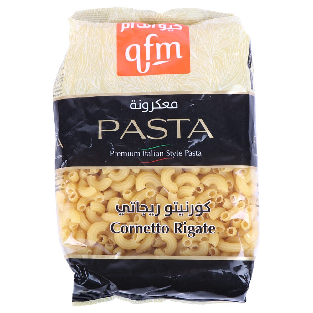 QFM Italian Style Pasta Cornetto Rigate 400g