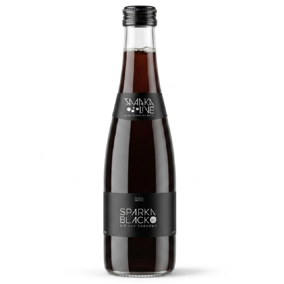 Sparkalive Black Water Glass 330ml
