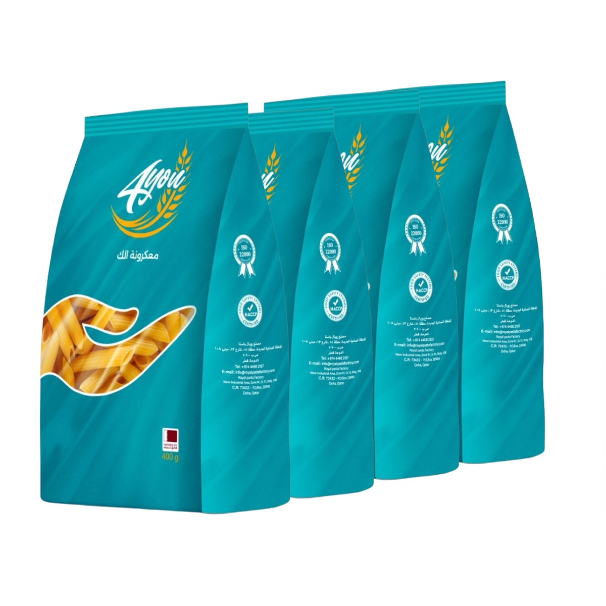4 You Penne Pasta 4x400g