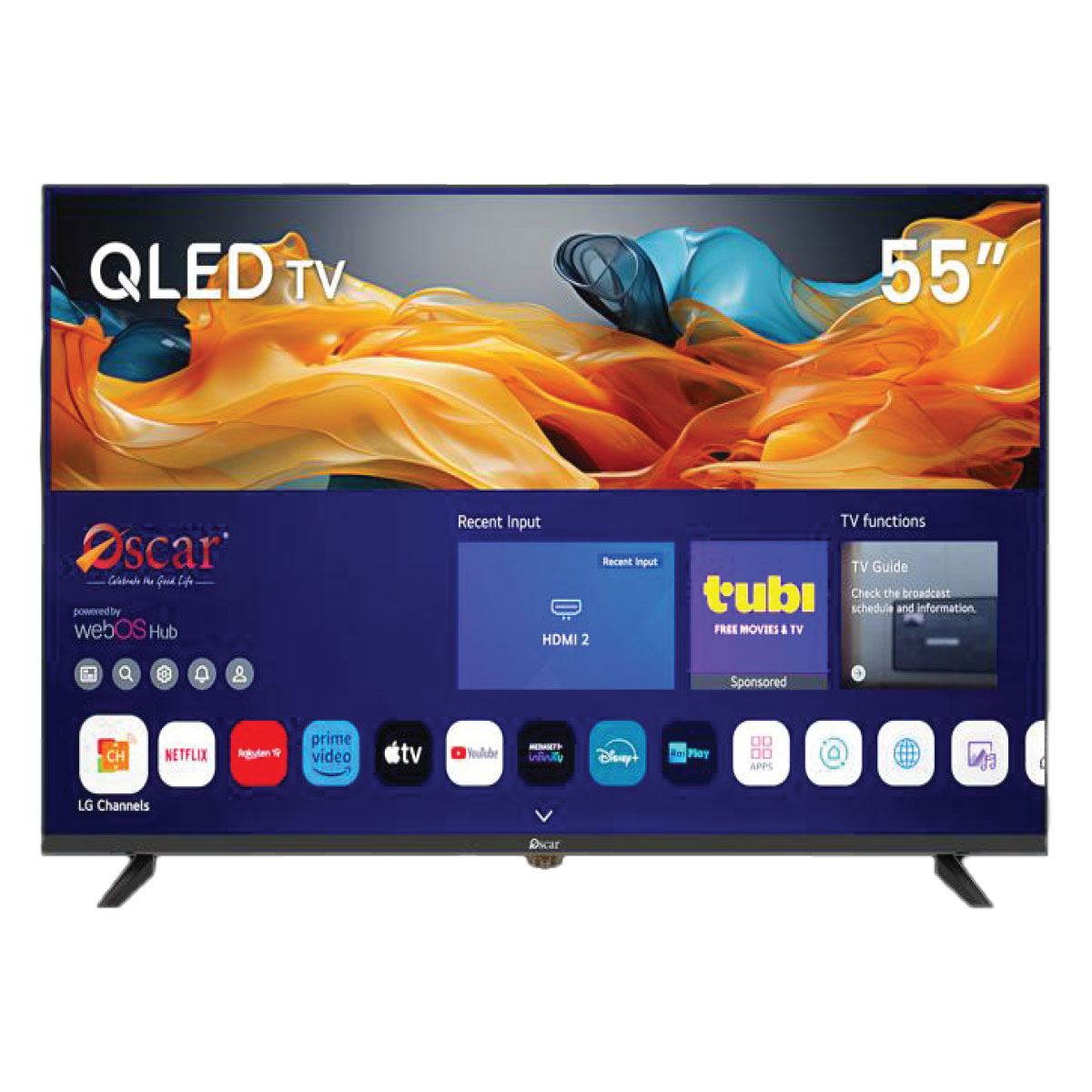 Oscar 55 Inch QLED 4K UHD Smart TV