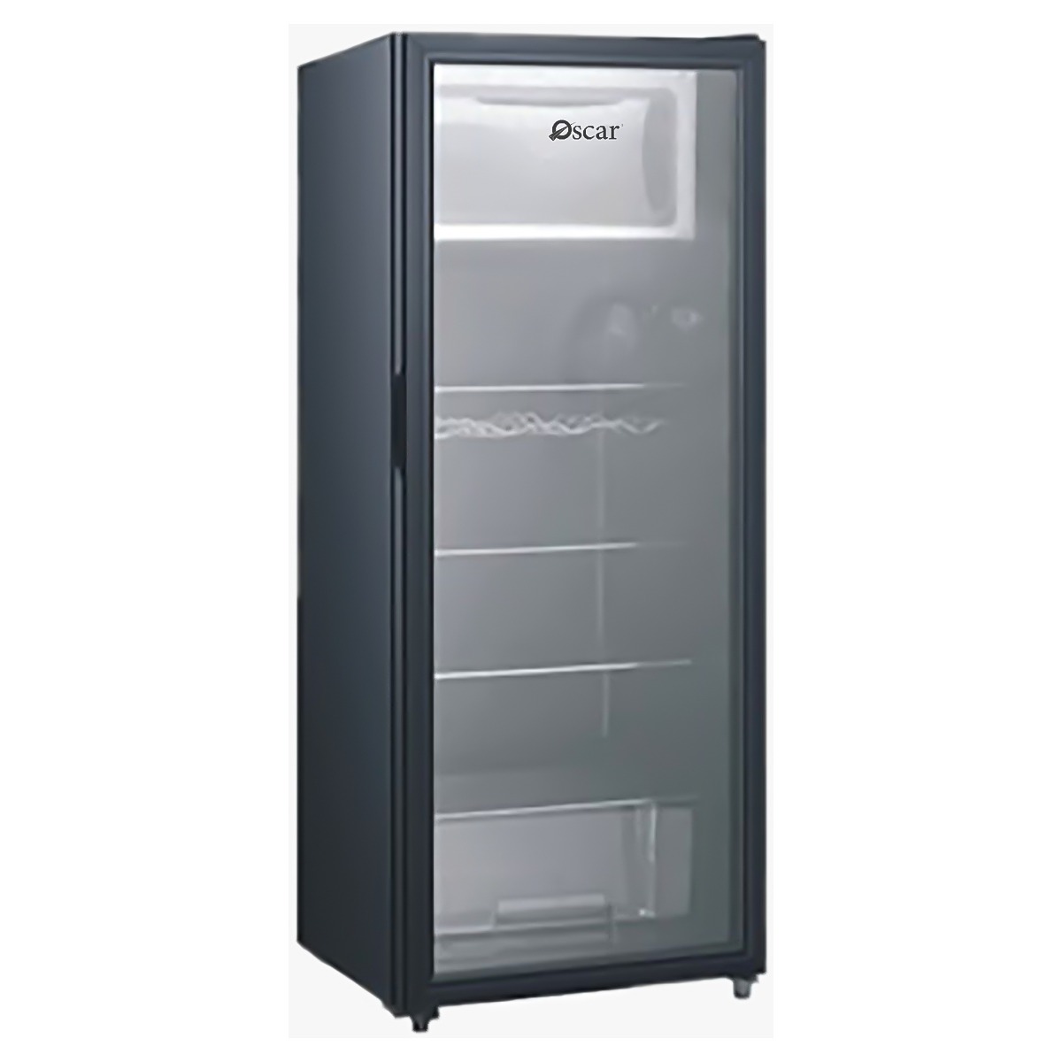 Oscar Glass Refrigerator 235L