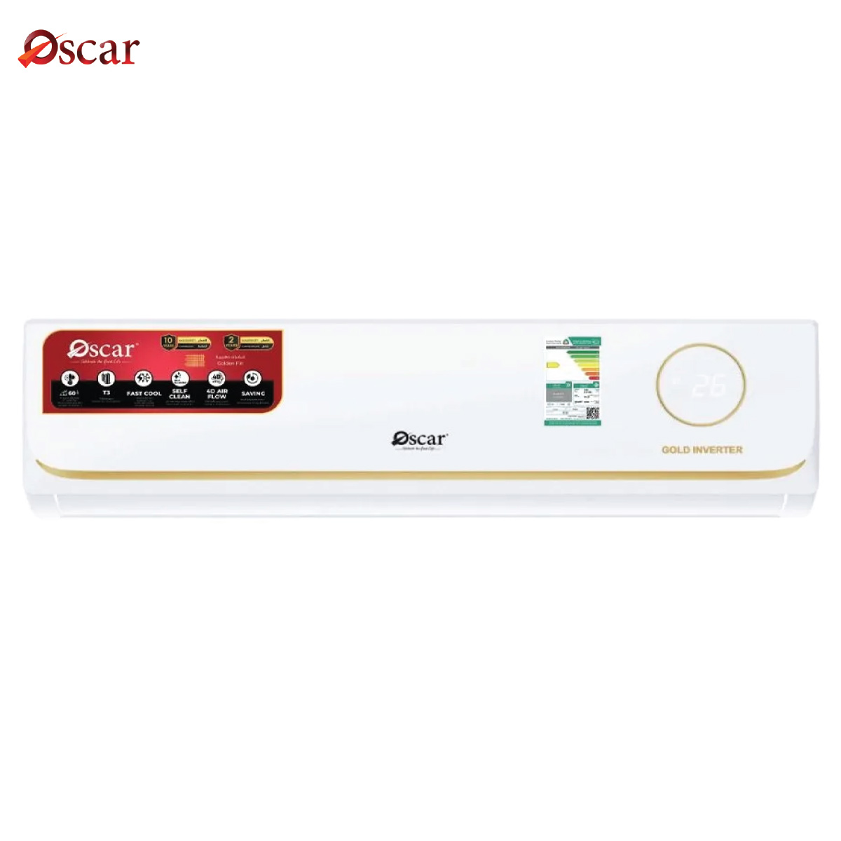 Oscar Gold Inverter Split Air Conditioner 2.0TON