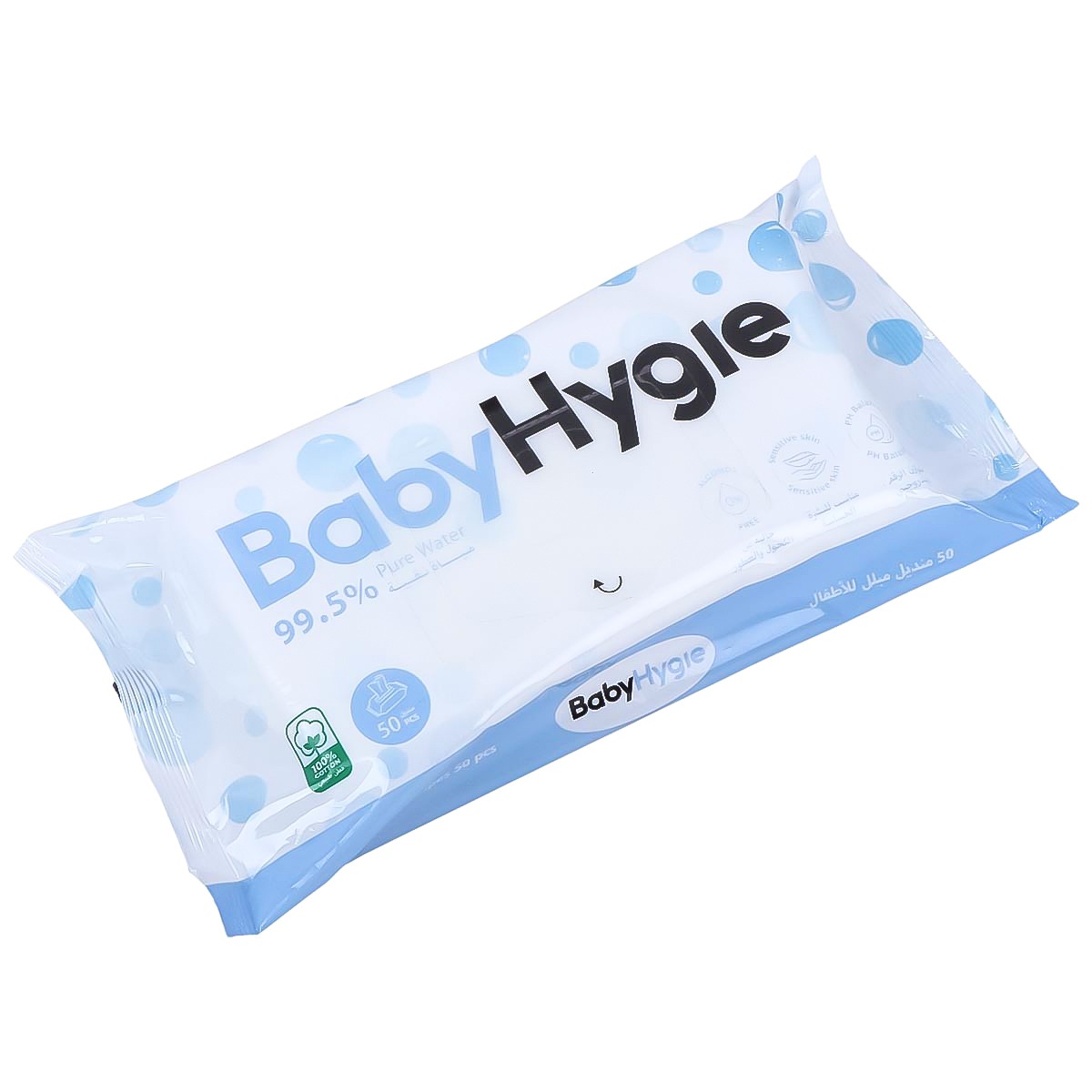 Baby Hygie Pure Water Wipes 50 Wipes