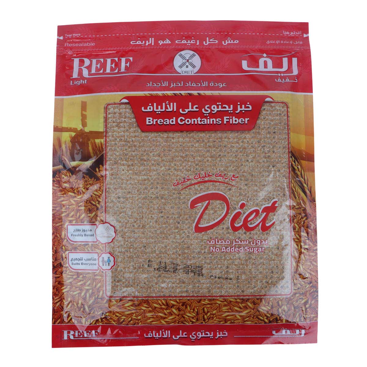 Reef Bread Contains Fiber 250g